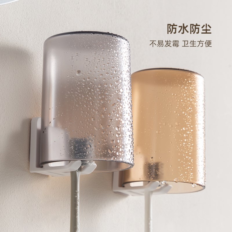 现货牙刷牙杯置h物架壁挂式放牙缸挂架漱口杯洗漱刷牙杯子挂钩挂