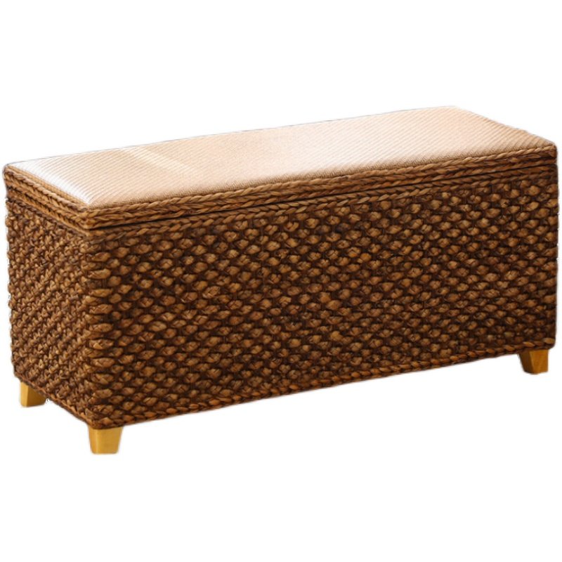 藤编实木收纳箱成人可坐储物凳沙发凳收纳换鞋凳大容量客厅收纳箱,收纳整理,收纳凳,淘宝优惠券,粉丝福利购,淘宝优惠卷