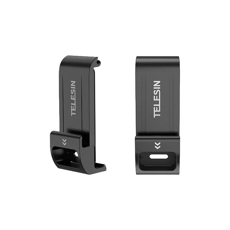 泰迅适用Gopro9/n10/11/12相机配件塑料防雨雪边拍边充充电款侧盖