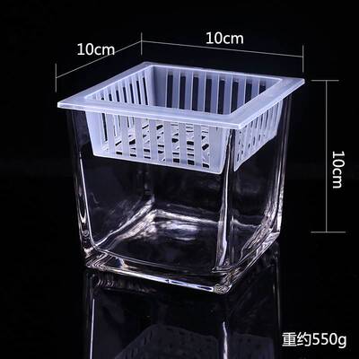 工厂销Fashionable squpare cylinder ornaments simple transpar