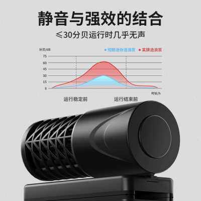 新彻朗环流造浪泵海水缸小型鱼缸变频超静音N冲浪泵横流吹底造打