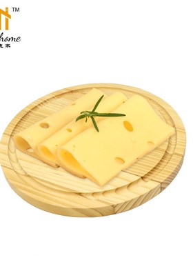 Jaswehome pine wood round  cutting board cheese boards solid
