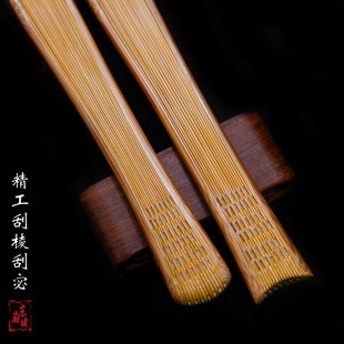 黄建军制95寸16方老玉竹w折扇鱼尾燕尾小骨翻轮文玩扇子老料扇骨