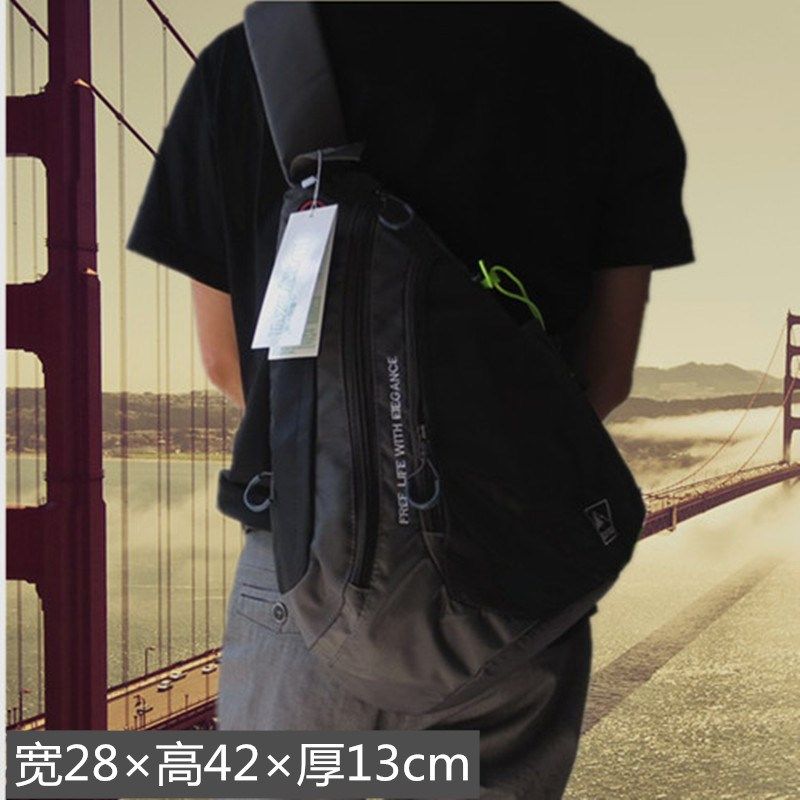 新款2021男士机车骑行运动休闲斜挎大胸包防水三角包单肩斜背包,箱包皮具/热销女包/男包,男士包袋,淘宝优惠券,粉丝福利购,淘宝优惠卷