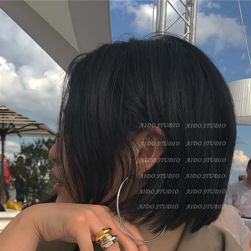 hidemi同款极简百搭大圈耳圈耳环ins耳环女冷淡风 欧美潮人