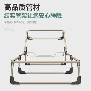 钢丝床单人折叠弹簧床可收缩折叠床中午休息的床单人小铁床办公室
