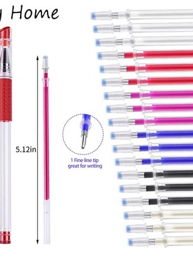 12Pcs ink Disappearing Heat Erase Pen Refills Fabric Marking