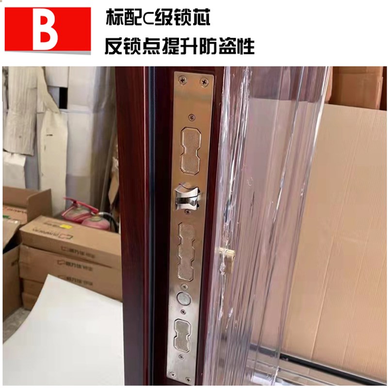 现货防盗门家用入户安全门单门别墅指纹锁智能进户门支持非标定制