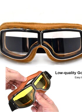 Helmet Mx-Goggles Ski-Glasses Biker Vintage Motorcycle Scoot