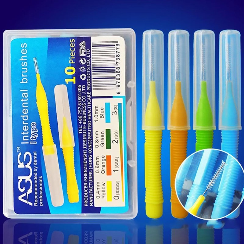 推荐1-Shape Interdental-Brush Toothpick Cleaners Floss Oral-