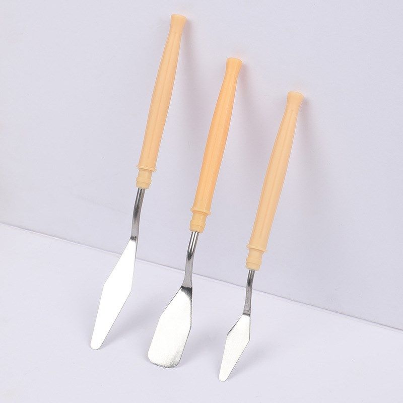 厂家水粉油e画颜料刮刀 美术用品工具刀 尖头平头塑料柄调色刀,文具电教/文化用品/商务用品,调色板,淘宝优惠券,粉丝福利购,淘宝优惠卷