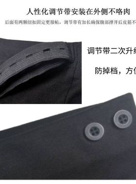 孕妇哈伦牛仔裤春秋冬加绒新款宽松显瘦九分阔腿罗卜裤休闲老爹裤