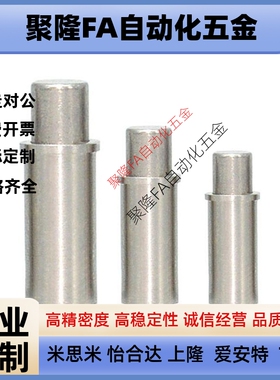 ZAS01-M3-L3 不锈钢小径弹簧柱塞 定位柱 定位销 平头销MPFL3-3