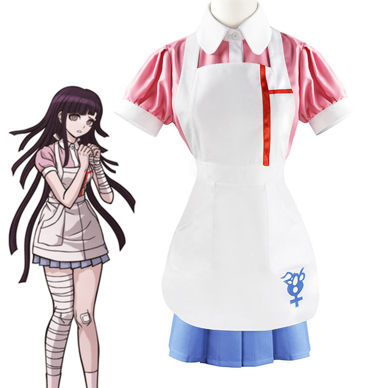 推荐Disfraz de Danganronpa Mikan Tsumiki para mujer, disfraz 模玩/动漫/周边/娃圈三坑/桌游 古风/国风内衣 原图主图