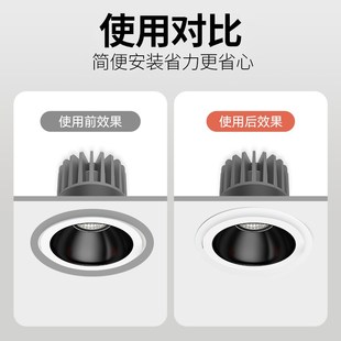 筒灯补救圈外环开孔大开错孔补救变小圆环射灯面环补救天花板洞口