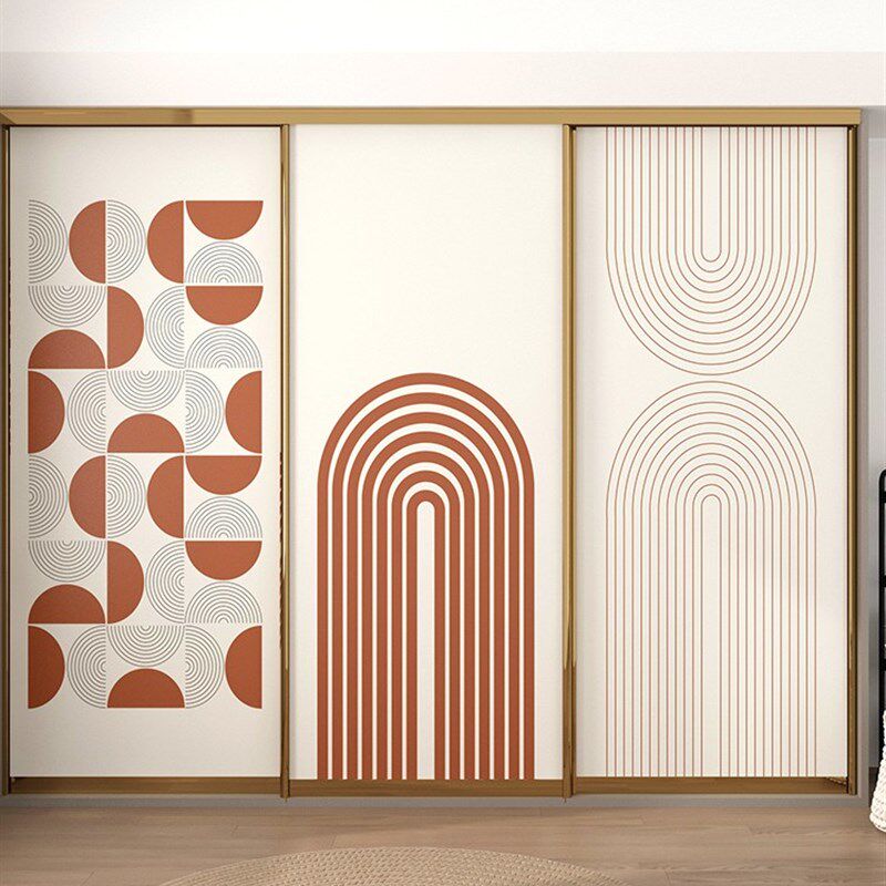 简约线条卧室衣柜拉门贴纸玻璃贴移门改造壁纸自粘电梯门厚防水,家居饰品,门贴,淘宝优惠券,粉丝福利购,淘宝优惠卷