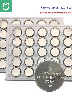 XIAOMI Mijia Button Battery CR2032 Lithium Battery 3V Mothe