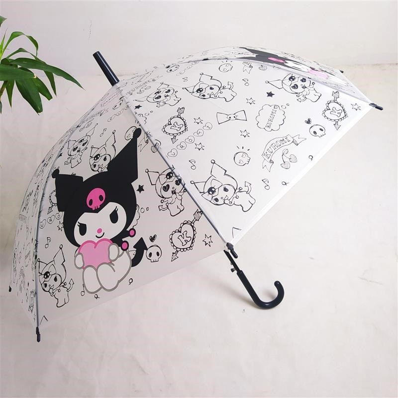 可爱草莓熊儿童雨伞卡通儿童伞幼儿园小学生公主伞晴雨两用