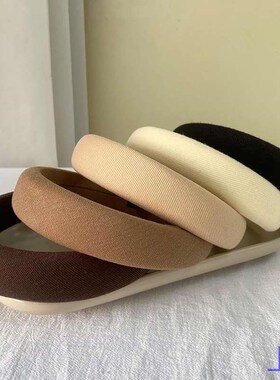 白色发捆发箍女款2023新顶款高颅发旅头箍女洗脸压发发卡发窟新款