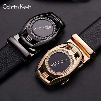 推荐Cohnim Kevin Men's Belt Leather Automatic Buckle Tmall W