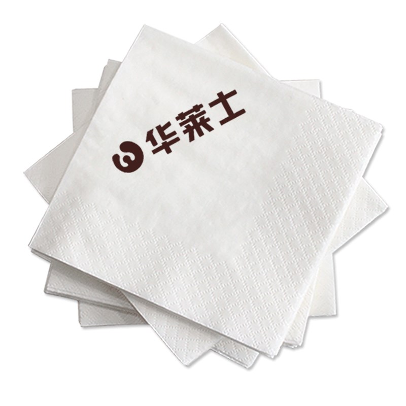 餐巾纸纸巾定制可印logo商用饭店便宜方巾纸酒店Y汉堡店奶茶店