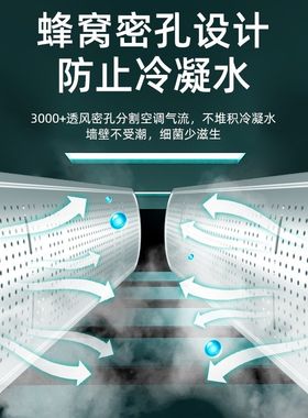 立式空调挡风板门帘档隔风回风A口挡板立地式隔板落地立柜防直吹