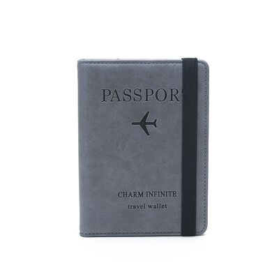 推荐new rfid passport holder card case id package wallet pur