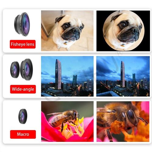 Fish Eye for iPhone Huawei Samsung Xiaomi Telefoon Phone Len