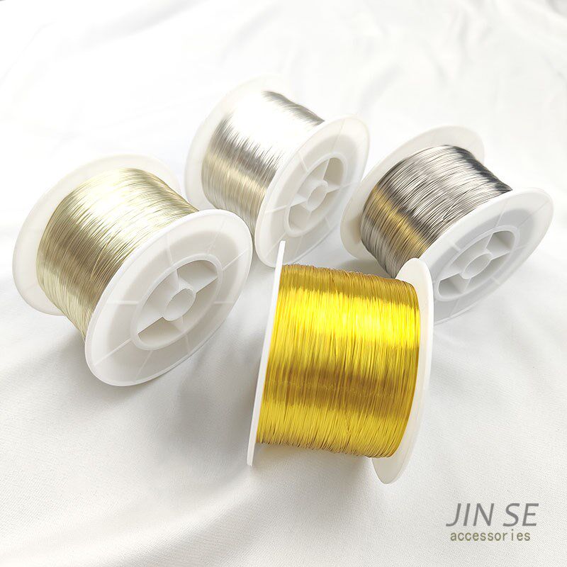 一斤大筒保色铜丝线金色银色软线手工铜线diy饰品绕线材料