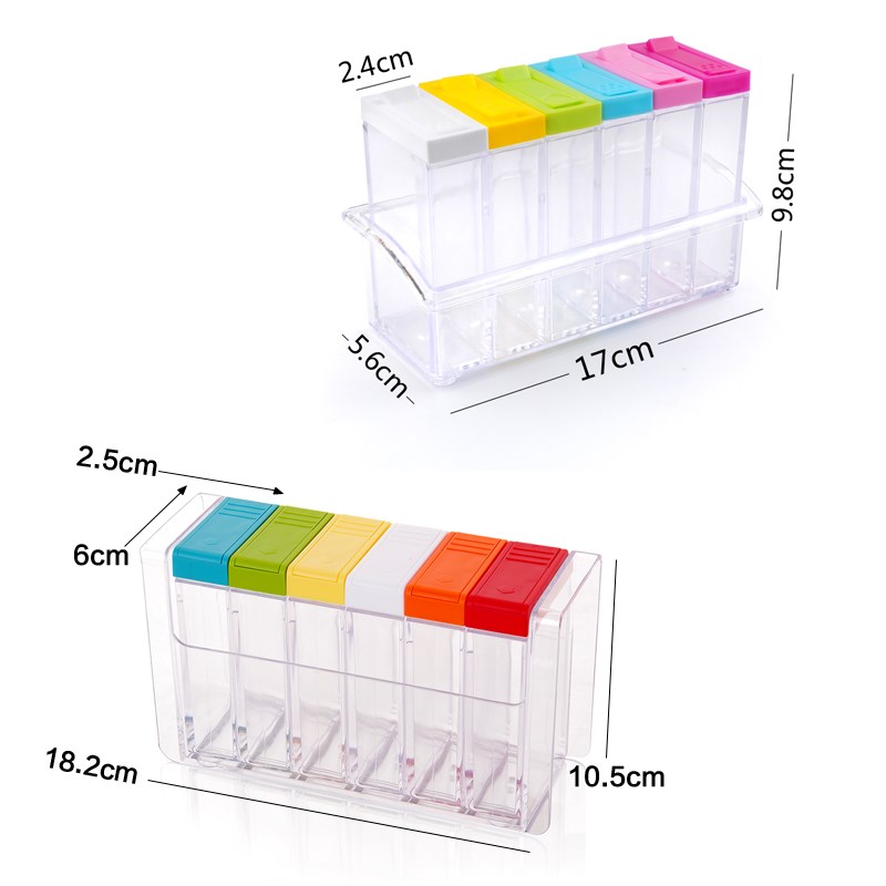 Spice Jar Seasoning Box Kitchen Spice Storage Bottle Jars Tr