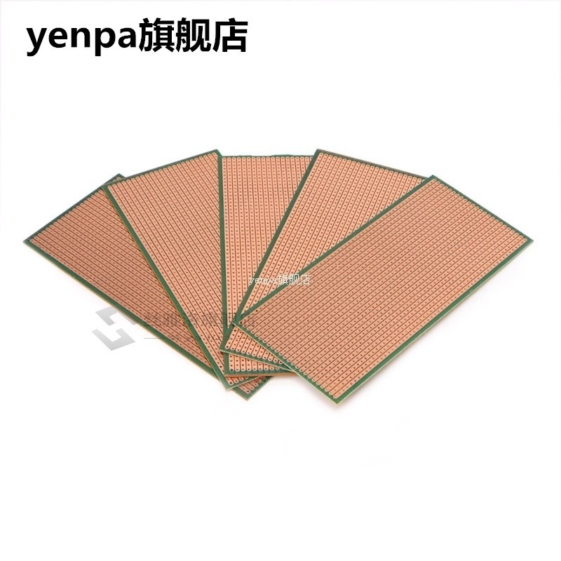 速发5Pcs 6.5x14.5cm Stripboard Veroboard Uncut PCB Platine S