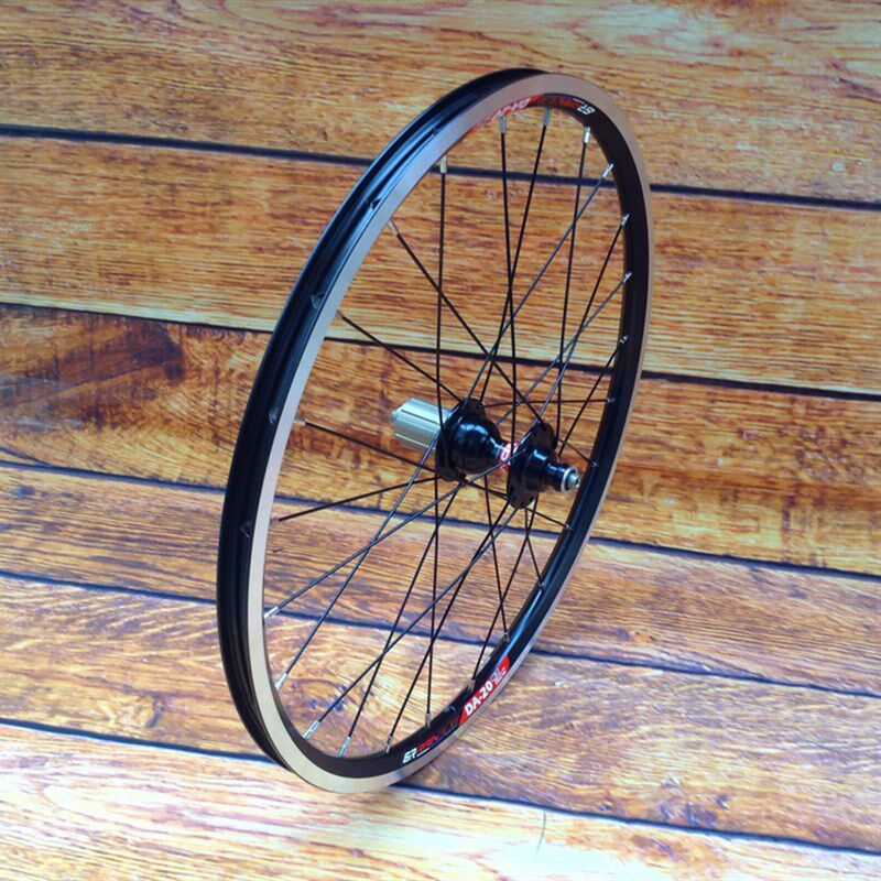 久裕4培林花鼓p8 sp8sp18 折叠自行车v刹自编轮组 20寸406451