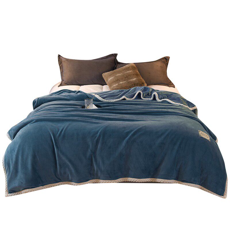 珊瑚绒薄款毛毯被子夏季毯子办公室午睡毯单人沙发盖毯空调毯铺床