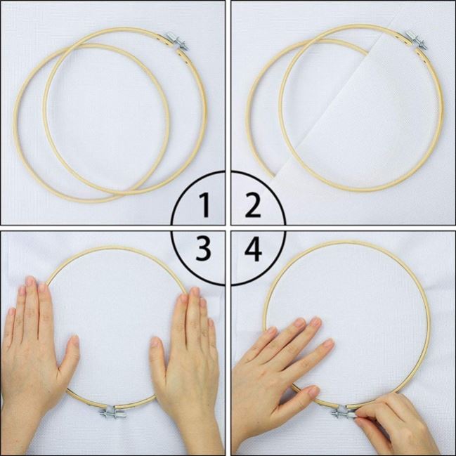 推荐newmiusie 12 size 840cm bamboo frame embroidery hoop rin 饰品/流行首饰/时尚饰品新 其他DIY饰品配件 原图主图