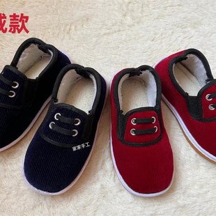 7岁儿童软底防滑男N女宝宝透气休闲室内单布 春秋手工棉布鞋