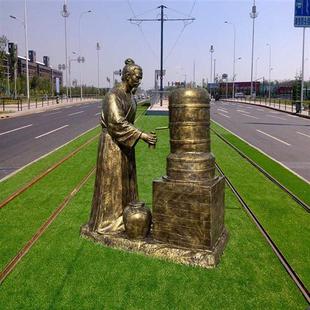 酿酒流程雕塑定制玻璃钢制酒雕像广场公园商业街园林景观装 饰摆饰