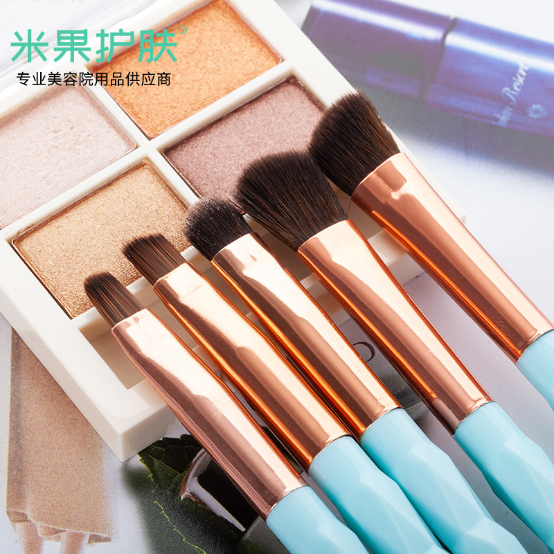 现货5支化妆刷套装全套t初学者化妆工具刷子眼影刷唇刷眉刷套刷鼻