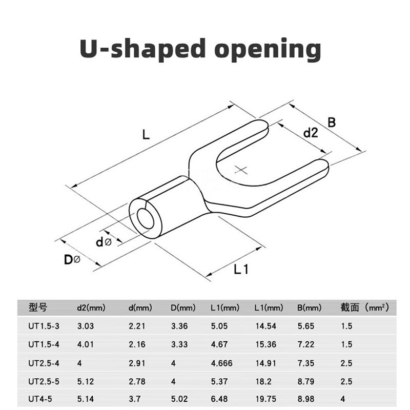 320pcs Boxed,Crimp Terminal+Pliers,Cold Pressed Terminal,U S