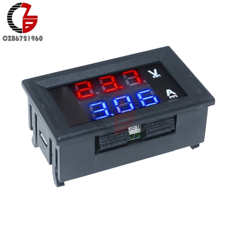 Mini DC Digital Voltmeter Ammeter 100V 10A 50A 100A Voltage