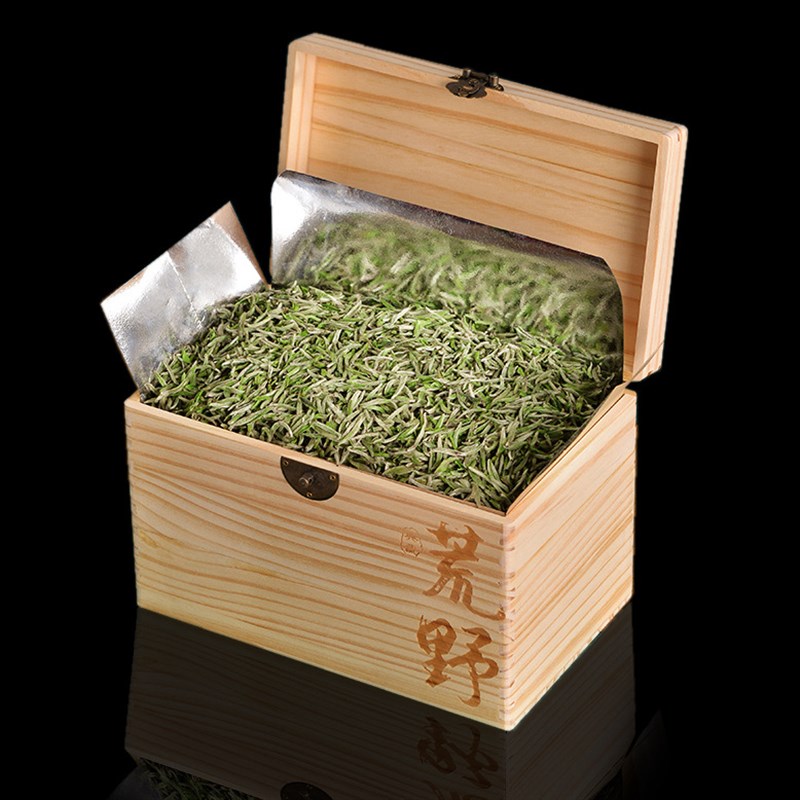 福鼎白茶包装盒雕刻lorgo实木盒子普洱实木箱散茶湿度表空礼品盒