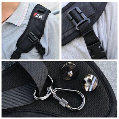 Sling Belt Neck Shoulder Strap For Camera DSLR Black Should