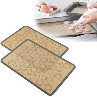 推荐2PCS Silicone Baking Mat Non-Stick Oven Sheet Liner Bake