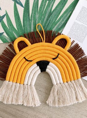 5 Layers Macrame Rainbow Wall Decor for Bedroom Nursery Baby