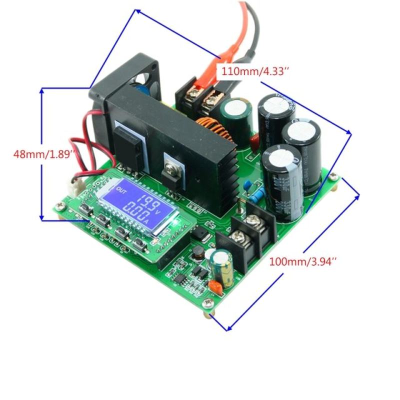 速发8-60V to 10-120V DC Converter 900W Boost Converter Volta