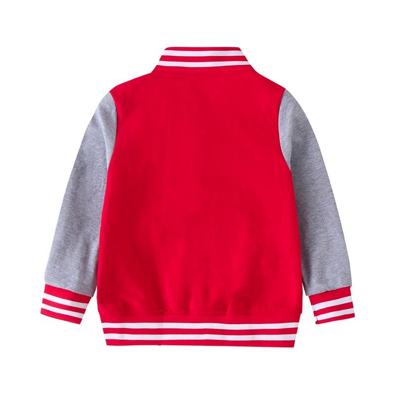 小学生校服套装春秋冬装儿童红色棒球服运动班服幼儿园园服二件套