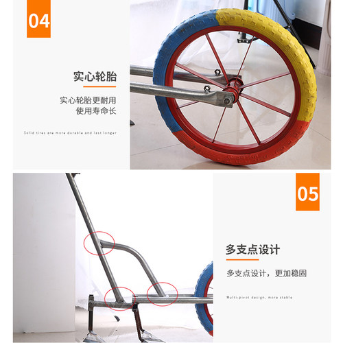 手拉犁 耕地 人工神器小型v人拉犁小型机神N器拉开沟单人犁地小型