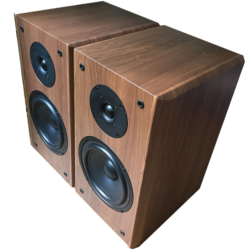 65寸高保真无源音箱发烧胆机配用音箱65寸书架音箱家用木质音箱