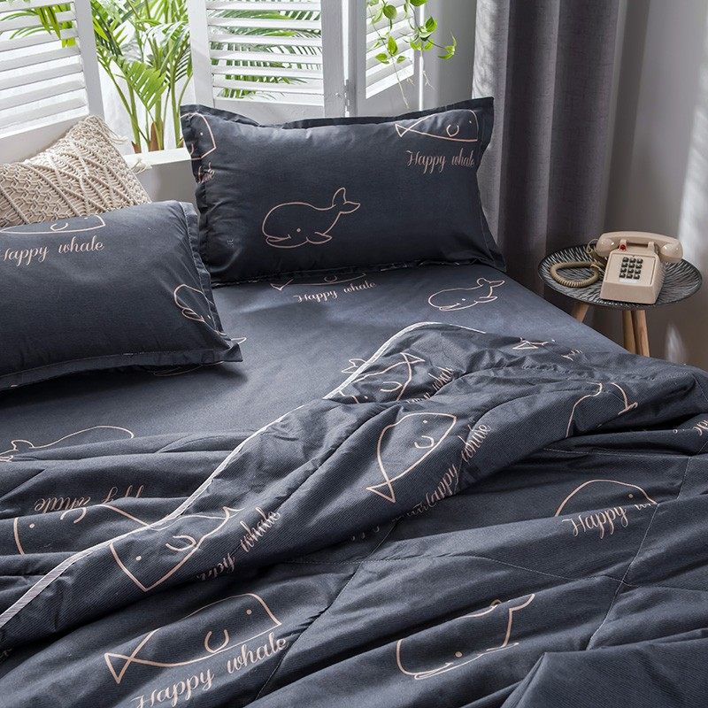 卡通风轻薄哆啦梦夏凉被四件套空调被薄款夏季夏天被子春秋薄被芯,床上用品,化纤被,淘宝优惠券,粉丝福利购,淘宝优惠卷