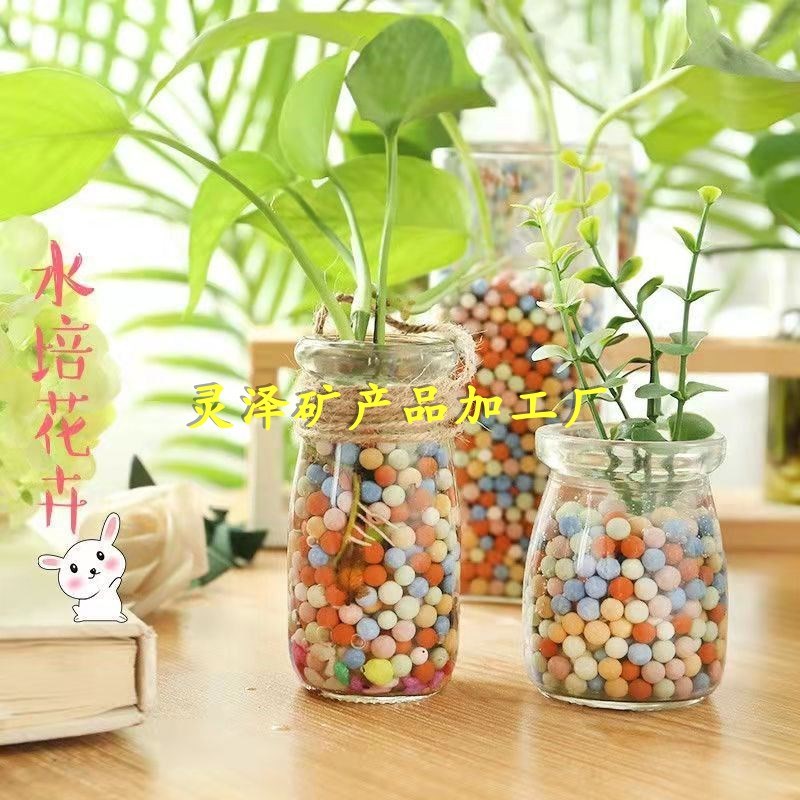 花卉陶粒 彩色陶粒 多肉植物水培花卉铺面无土栽培微景观装饰现货