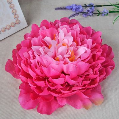 跨境新款10pcs Artificial Peony Flower Heads DIYR Wedding Wre